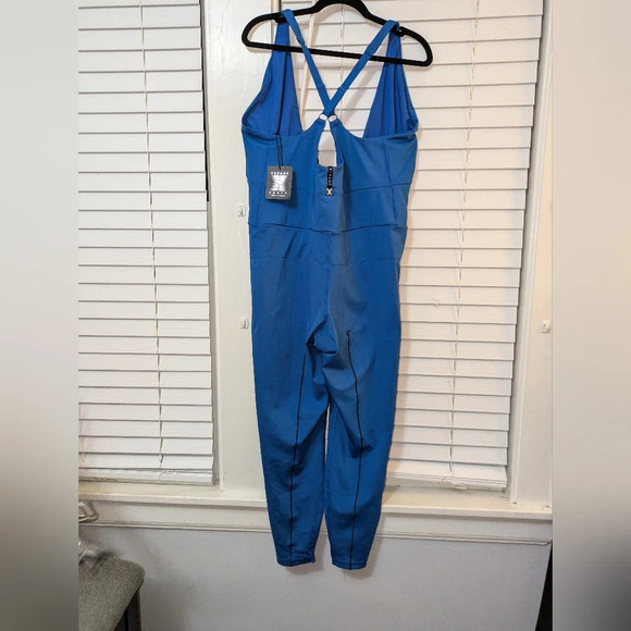 NWT Savage x Fenty by Rihanna Blue Hotline Jumpsuit Plus Size 18-20 - Picture 3 of 11
